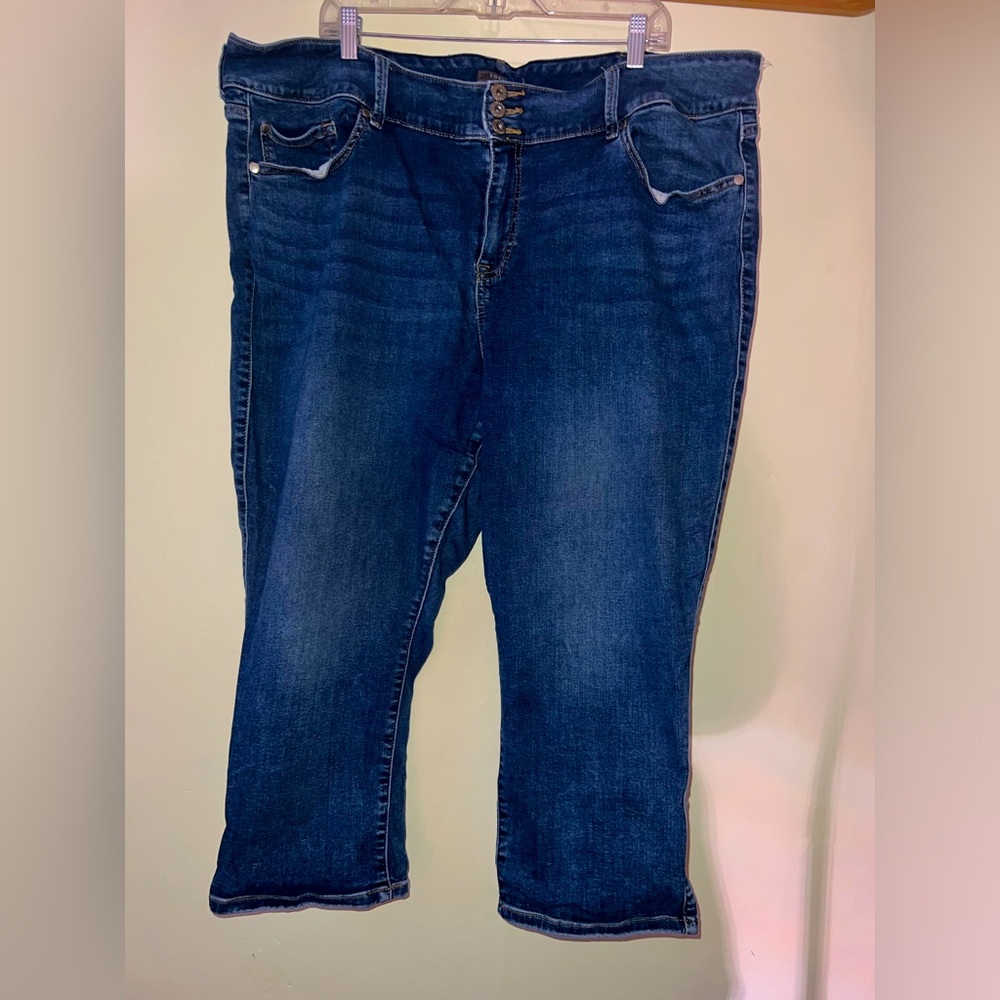 Torrid Brand crop jegging. Size 24